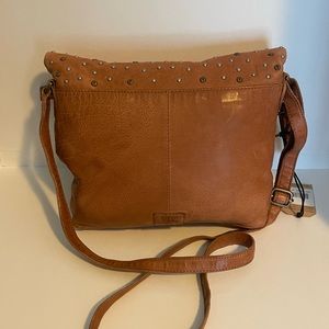 Frye and co Hallie Leather Studded Crossbody NWT MSRP $178